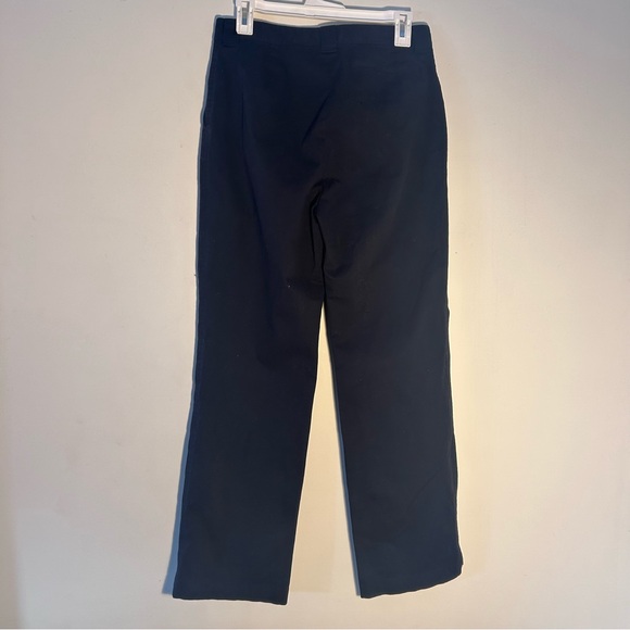 Theory IWG Tinley Twill Boy Cropped Straight Leg Pants in Navy Size 6 - Picture 3 of 4